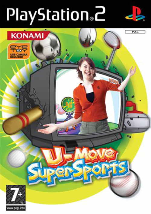 U Move Super Sports-eye Toy Ps2